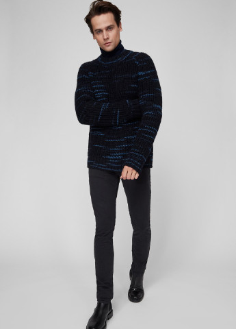 Темно-синий демисезонный свитер Gant