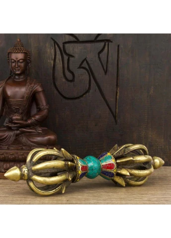 Символ буддизма Ваджр (Дордже) Девять спиц HandiCraft (255430217)