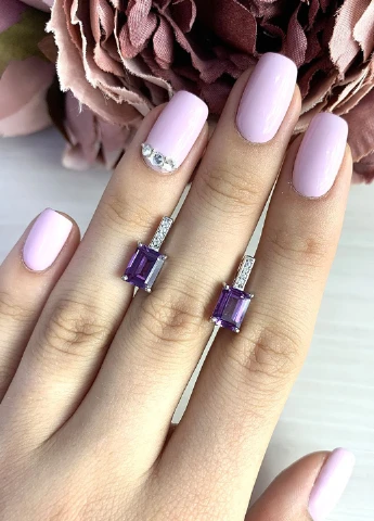 Серьги Silver Flame (152533634)