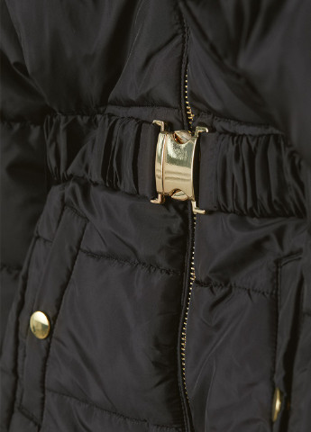 Черная демисезонная куртка парка H&M