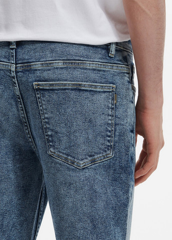 Светло-синие демисезонные зауженные джинсы Reserved