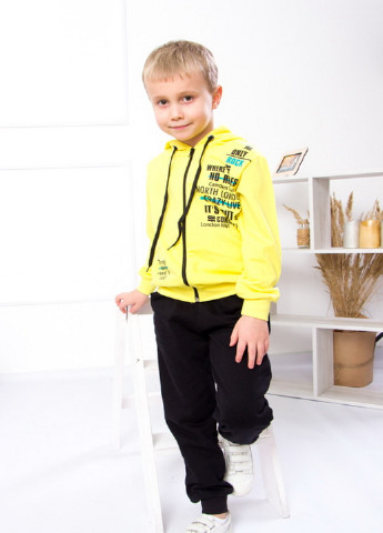 Жовтий зимній костюм для хлопчика KINDER MODE