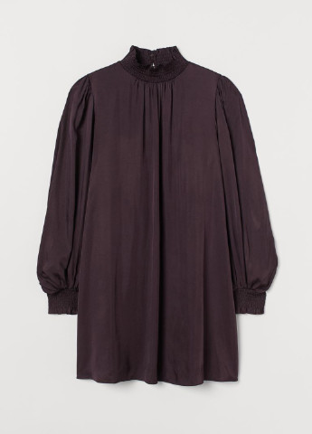 Темно-фиолетовое кэжуал платье H&M