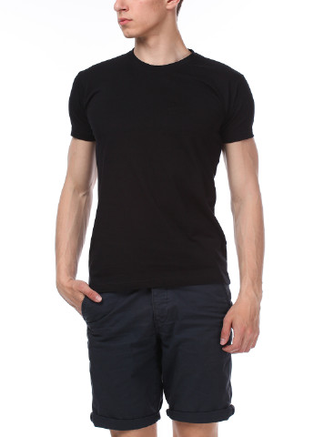 Чорна футболка з коротким рукавом Sol's