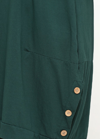 Темно-зелена кежуал сукня оверсайз Made in Italy однотонна