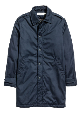Темно-синє демісезонне Пальто H&M