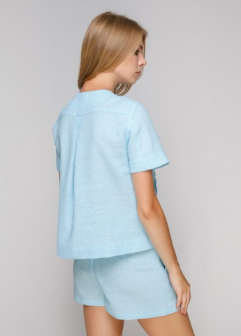 Блакитна літня блуза Anna Yakovenko