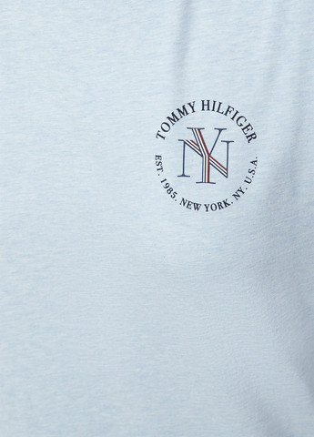 Голубая летняя футболка Tommy Hilfiger