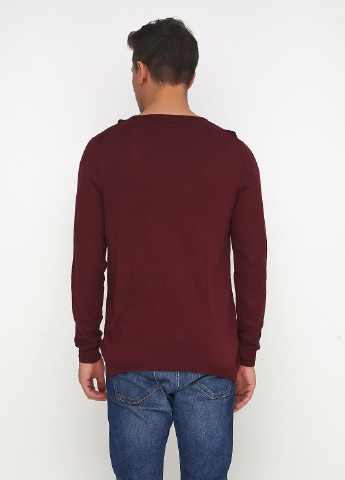 Бордовый демисезонный пуловер пуловер Livergy