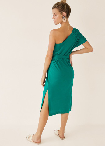 Зеленое кэжуал платье Women'secret однотонное