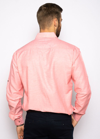 Светло-розовая кэжуал рубашка меланж Time of Style