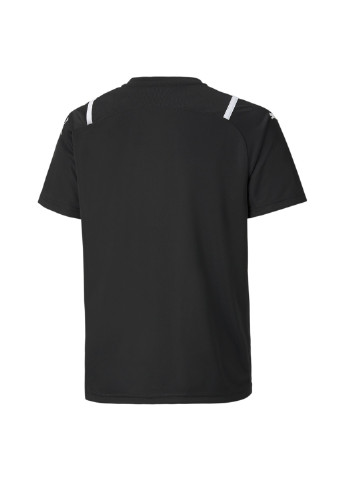 Черная демисезонная детская футболка teamultimate youth football jersey Puma
