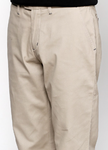 Серые кэжуал демисезонные со средней талией брюки Forecast