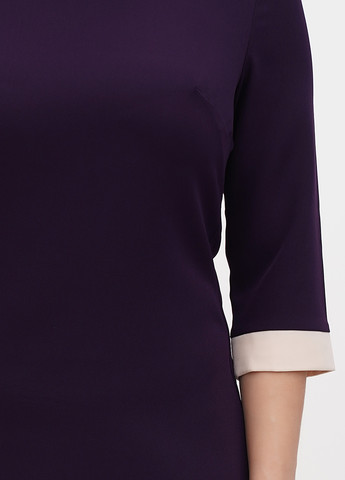 Фиолетовое кэжуал платье а-силуэт Laura Bettini однотонное