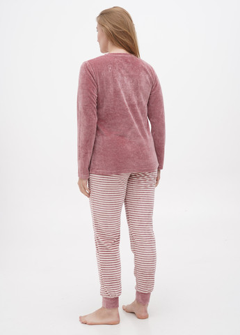 Рожево-лілова всесезон піжама (світшот, штани) свитшот + брюки Cotpark