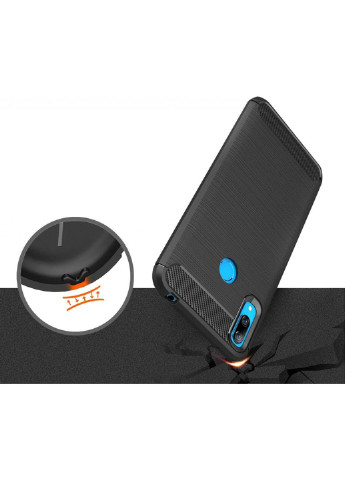 Чохол для мобільного телефону для Huawei Y7 2019 Carbon Fiber (Black) (LT-HY72019B) Laudtec (252570084)
