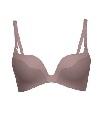 Кофейный бесшовный бюстгальтер Marc & André с косточками полиамид