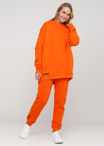 Оранжевые кэжуал демисезонные джоггеры брюки Only Women