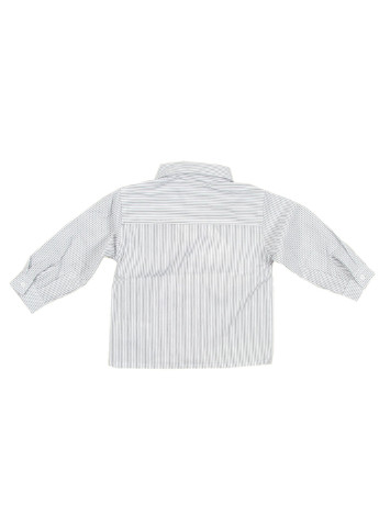 Белая кэжуал рубашка в полоску Wojcik с длинным рукавом
