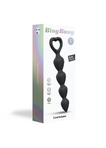 Анальная цепочка BING BANG L - BLACK ONYX Love To Love (254953744)