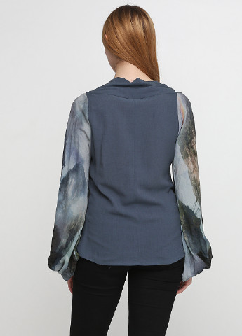 Серая демисезонная блуза Oblique
