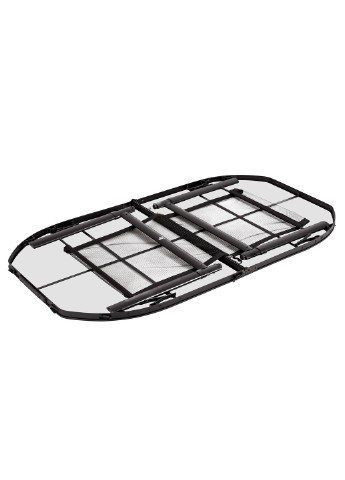 Стіл Woodbine Oval 150x80 cm Black/Wood look (1404230) Bo-Camp (253429767)