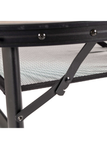 Стіл Woodbine Oval 150x80 cm Black/Wood look (1404230) Bo-Camp (253429767)