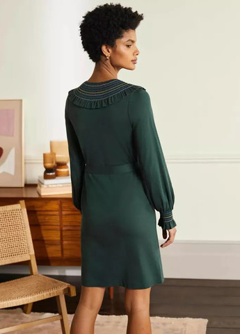 Темно-зелена кежуал сукня Boden однотонна