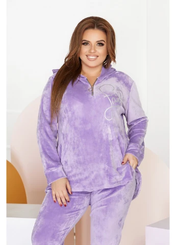 Спортивний костюм 204-3 64 Ліловий N.N.C.Fashion (223458354)