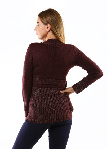 Коричневый демисезонный свитер No Brand