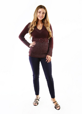 Коричневый демисезонный свитер No Brand