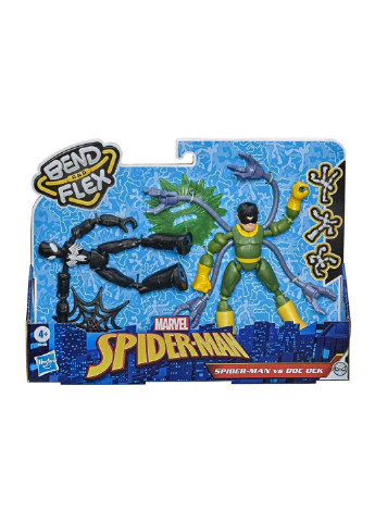 Фігурка набір Spider-Man Bend and flex Людина-павук проти Дока (F0239) Hasbro (252229682)