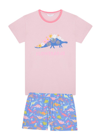 Светло-розовая всесезон пижама (футболка, шорты) Penti