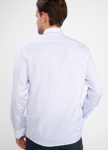 Светло-голубой классическая рубашка DeFacto