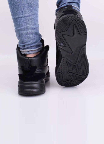 Чорні зимовий кросівки жіночі No Brand Кроссовки