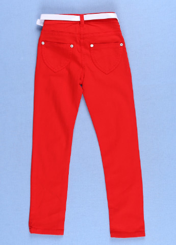Красные кэжуал демисезонные брюки Tilly