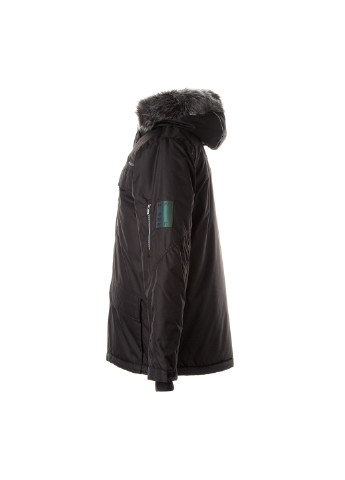 Черная зимняя куртка зимняя marten 2 Huppa