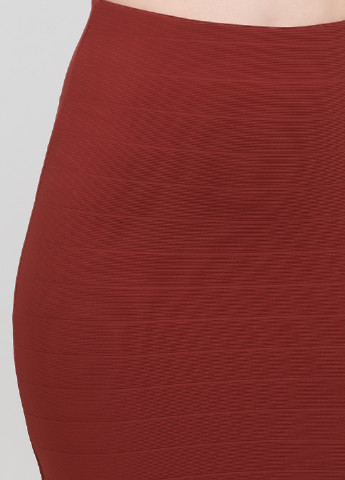 Терракотовая кэжуал однотонная юбка Monki