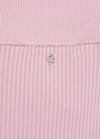 Світло-рожева кежуал сукня силуетна, з відкритими плечима Guess однотонна