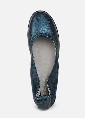 Женские женские балетки зеленые кожаные на плоском ходу Fashion | зелёные однотонные натуральная кожа (252716383)