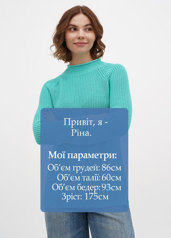 М'ятний демісезонний светр Talbots