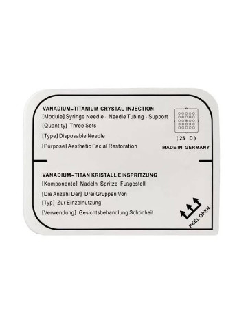 Картридж ванадиєво-титановий для мезоінжектора MESOJET (25 наконечників) BuyBeauty (253024033)