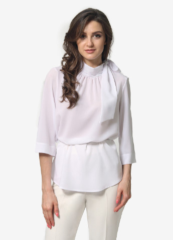 Белая демисезонная блуза Lada Lucci