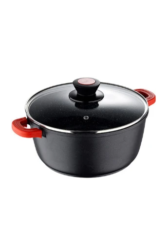 Каструля з кришкою Chroma BG-30115-BK 24 см 4.5 л Bergner (253543671)