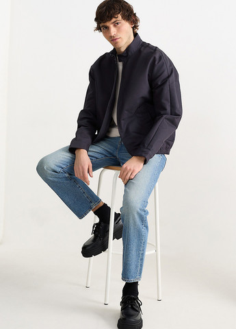 Темно-синяя демисезонная куртка C&A