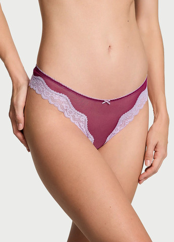 Бордовий демісезонний комплект (бюстгальтер, трусики) Victoria's Secret