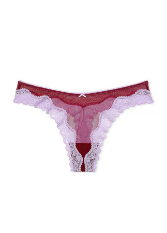 Бордовий демісезонний комплект (бюстгальтер, трусики) Victoria's Secret