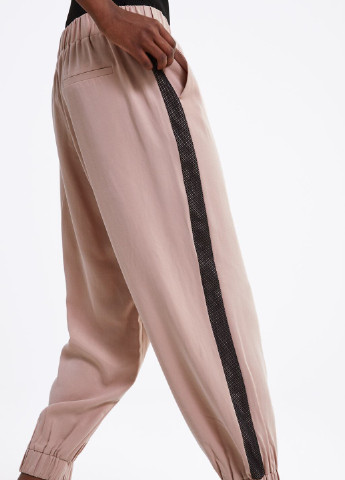 Розовые кэжуал демисезонные джоггеры брюки Zara