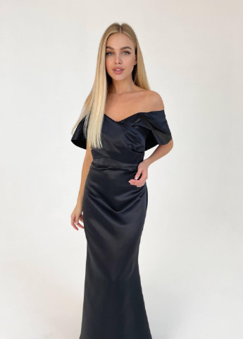 Черное женское вечернее платье корсет черного цвета р.s 384879 New Trend