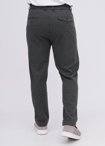 Темно-серые кэжуал демисезонные зауженные брюки K.O.R